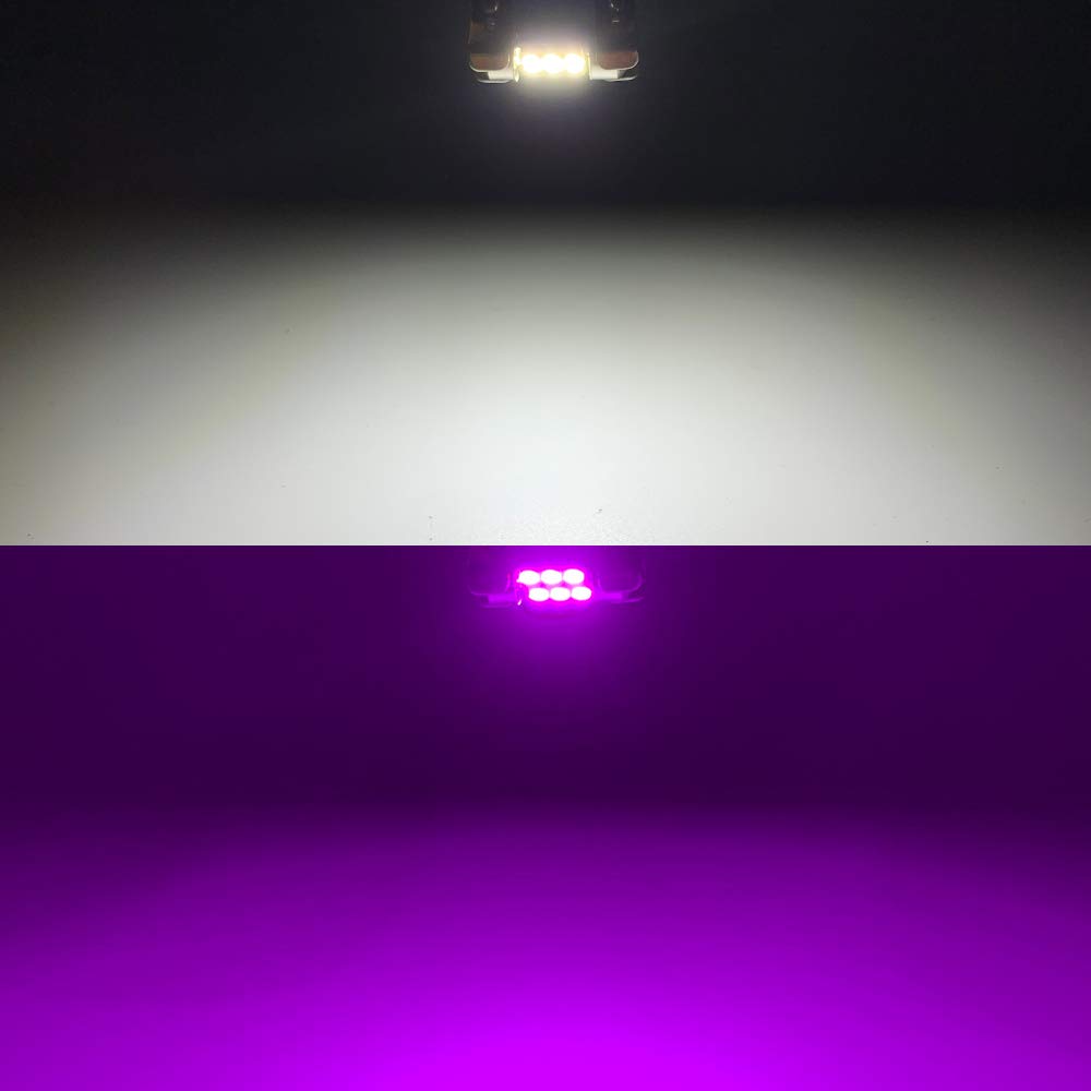 Amazon | Catland T10×31 LED ルームランプ ホワイト ピンク 2色切替